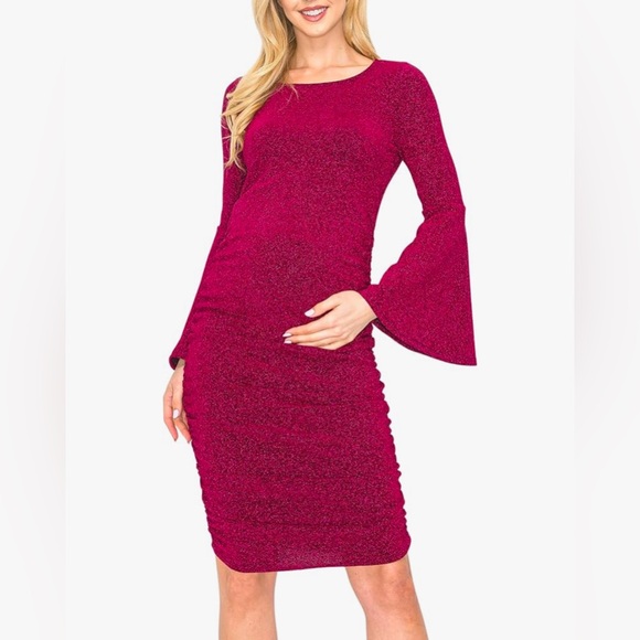 Like New Shimmer Maternity Dress - Picture 1 of 6